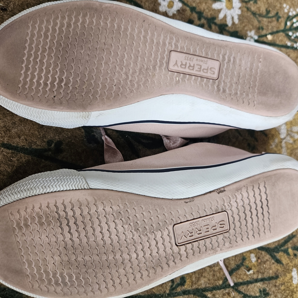 Sperry Women's Pink Crest Vibe Top Siders With Satin Laces, Size 7.5 - Picture 8 of 8